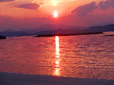 伊勢志摩の夕日